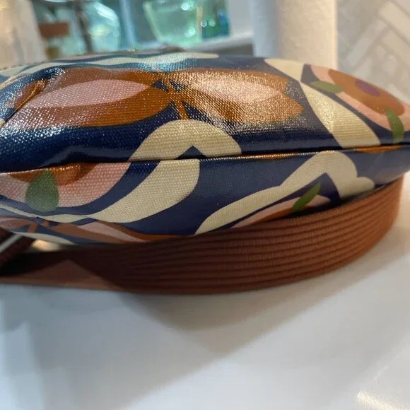 -Mod Bloom Pop – Vintage Fossil Key-Per Mod-Floral Messenger Crossbody Bag - Picture 13 of 16